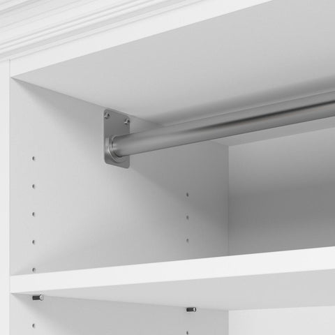 Traditional Closet System, Shelves, Drawers & Clothing Rods, 108W x 20D