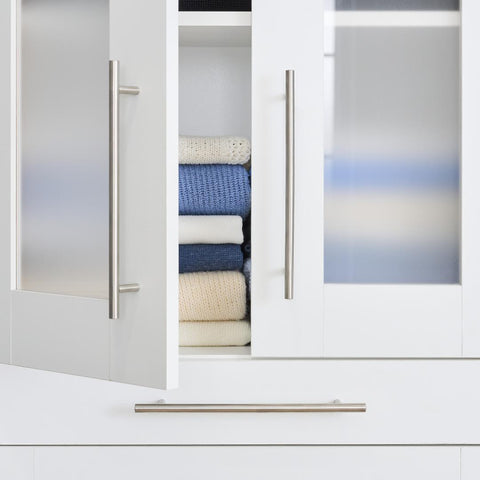 Modular Frosted Glass Doors (2) Set, 36W