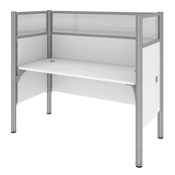 Poste de travail 63L avec panneaux de confidentialité hauts