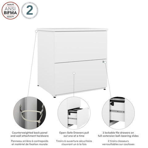 Standard 2 Drawer Lateral File Cabinet
