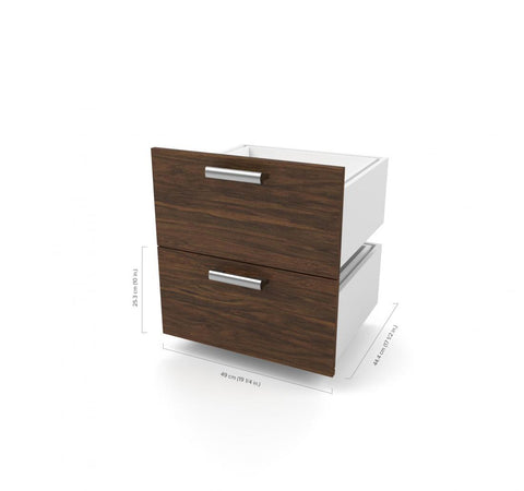 Organisateur de garde-robe avec compartiments et tiroirs 20L
