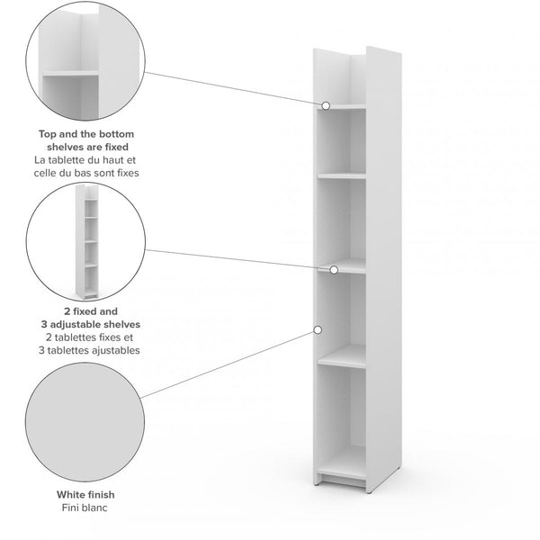 Étagère étroite 10“