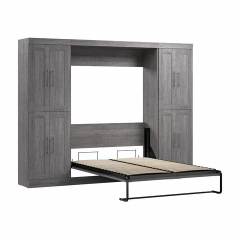 Full Murphy Bed with Storage Cabinets (109W)