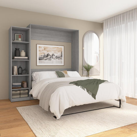 Queen Murphy Bed with Closet Organizer (85W)