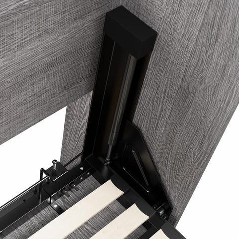 Grand lit escamotable avec armoires (115L)