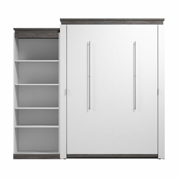 Queen Murphy Bed with Shelves (97W)