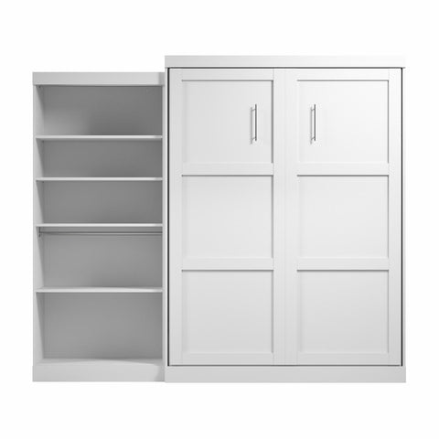 Grand lit escamotable avec organisateur de garde-robe (101L)