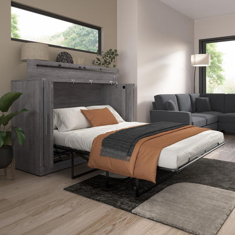 Grand lit cabinet 75L avec matelas
