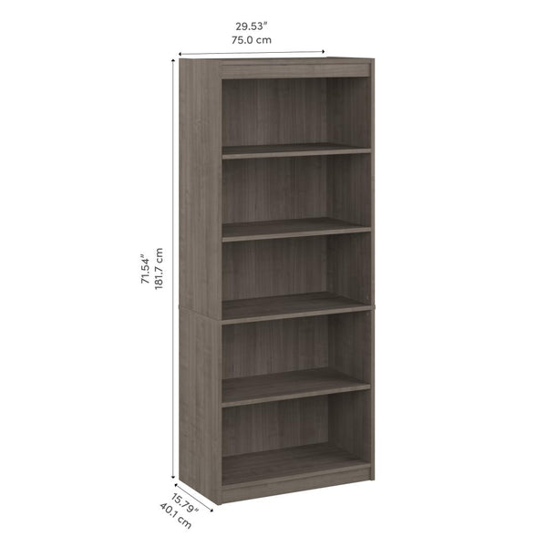 Standard 5 Shelf Bookcase