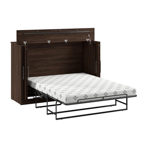 Lit cabinet double 69L avec matelas