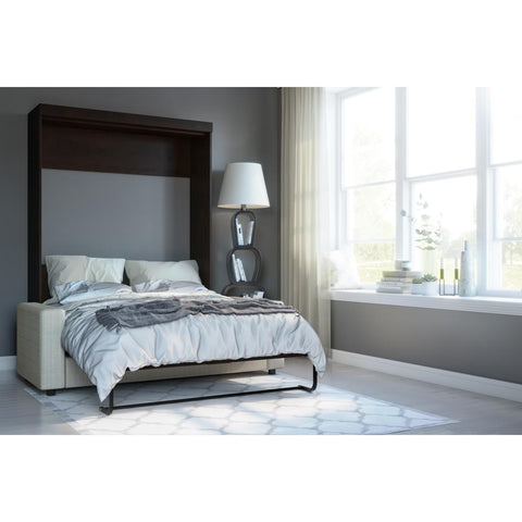 Lit escamotable double avec canapé (73L)
