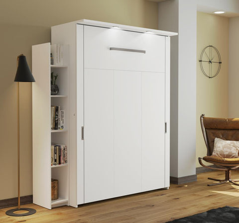 Lit escamotable deux places (double) avec étagère (69L)