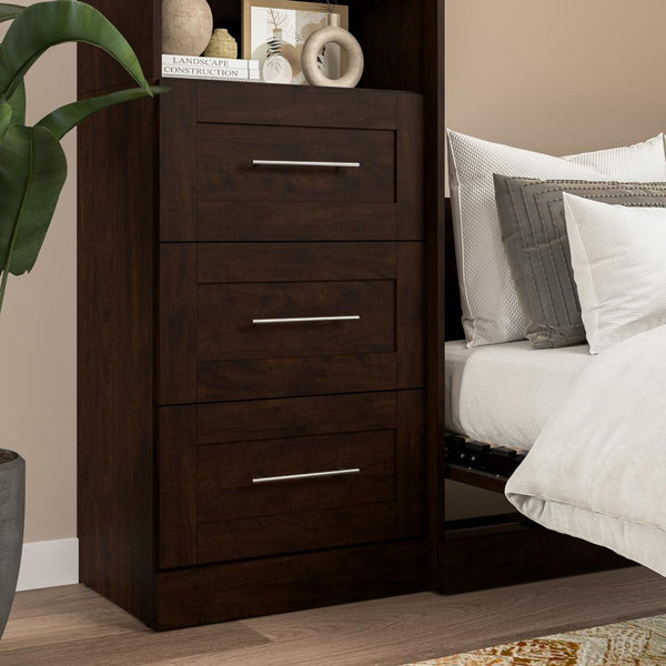 Contemporary Drawers (3) Set, 25W x 17D