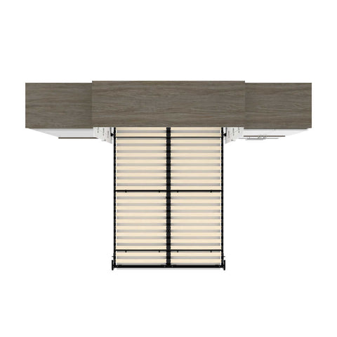 Grand lit escamotable (queen) avec rangement multifonctionnel (125L)