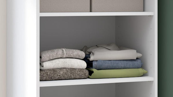 25W Pull-Out Desk Cabinet with Shelves and Hidden Storage