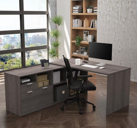 72W L-Shaped Desk