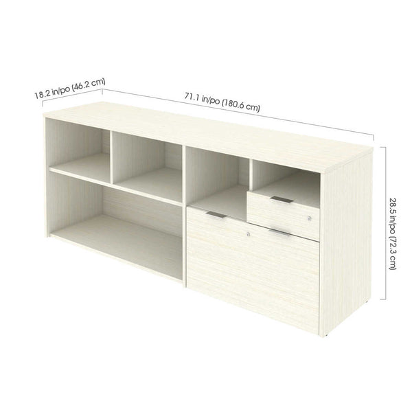 72W Credenza with 2 Drawers