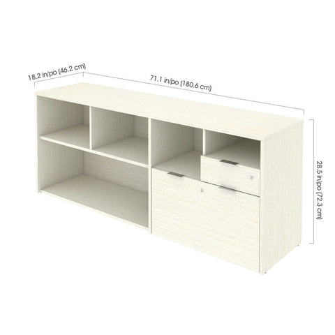 Crédence 72L à 2 tiroirs