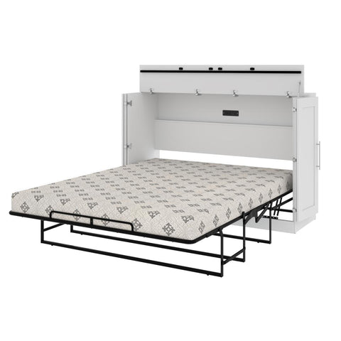 Grand lit cabinet (queen) 66L avec matelas
