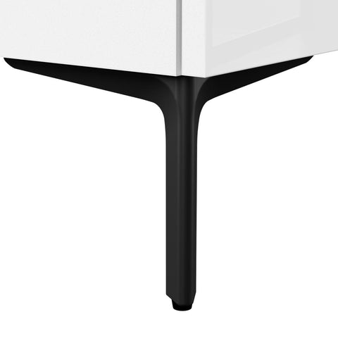 118W Modular Entertainment Center with TV Stand, Storage Cabinets, Hutch, and Large Wall Panel