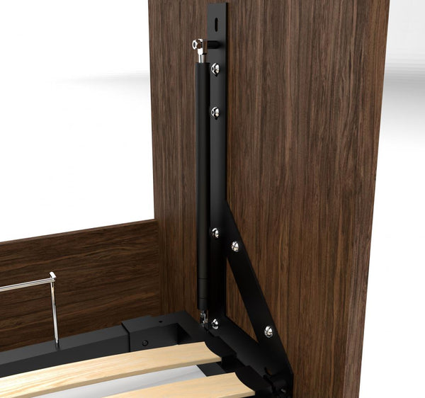 Lit escamotable double avec 2 organisateurs de garde-robe (99L)