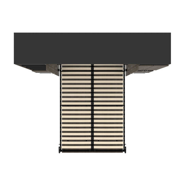 Lit escamotable deux places (double) et solutions de rangement étroites avec tiroirs (99L)