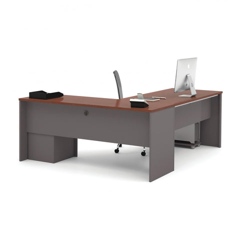 Bureau en L 72L avec caisson