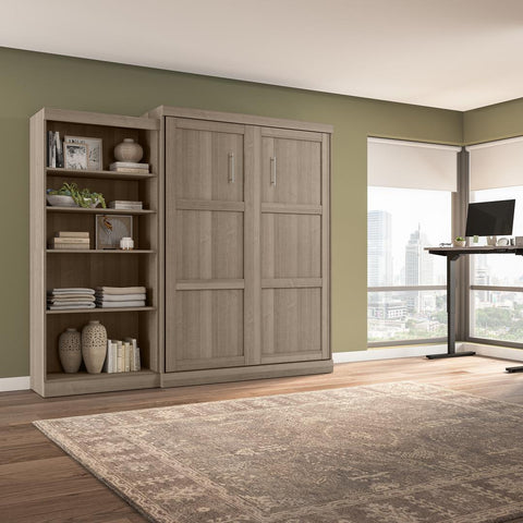 Grand lit escamotable avec organisateur de garde-robe (101L)