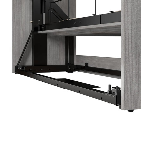 Grand lit escamotable avec canapé et organisateur de garde-robe (97L)