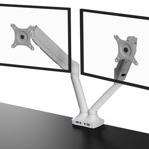 48W x 24D Standing Desk with Dual Monitor Arm