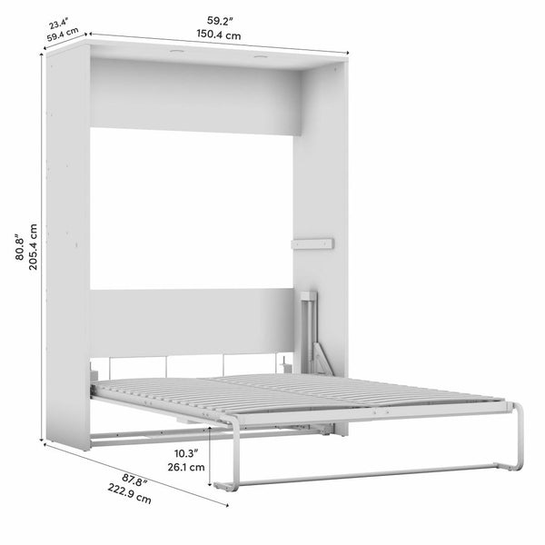 Lit escamotable double 60L