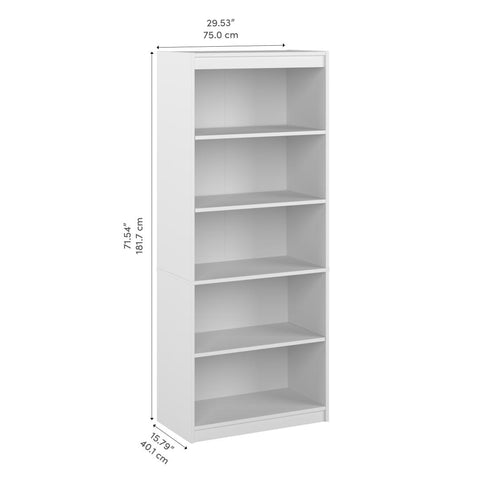 Standard 5 Shelf Bookcase