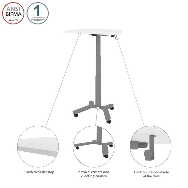 36W x 24D Small Standing Desk