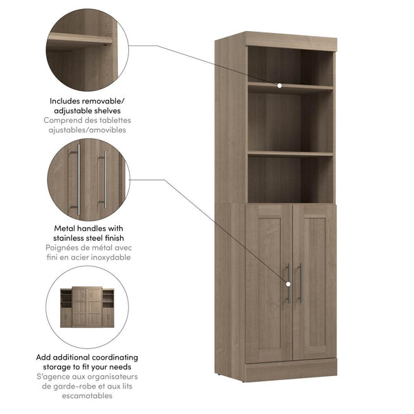 Organisateur de garde-robe 25L avec portes