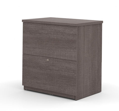 Bureau en L 60L avec classeur latéral et bibliothèque