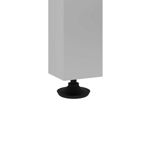 Table de bureau 60L avec pattes de métal carrées