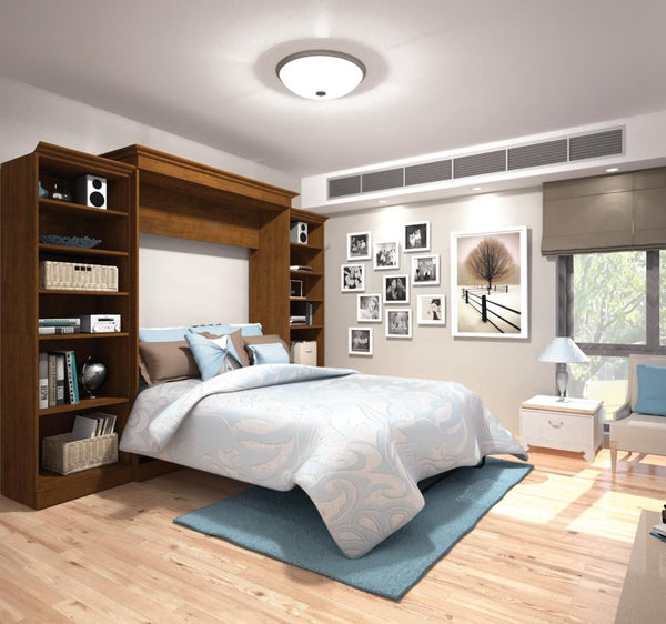 Grand lit escamotable et 2 organisateurs de garde-robe (115L)