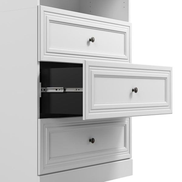 Organisateur de garde-robe avec tiroirs 72L