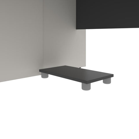 72W U-Shaped Executive Desk with Lateral File Cabinet