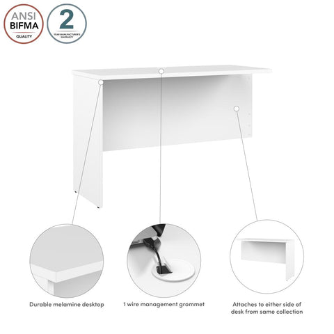 Retour ou pont pour bureau 48L