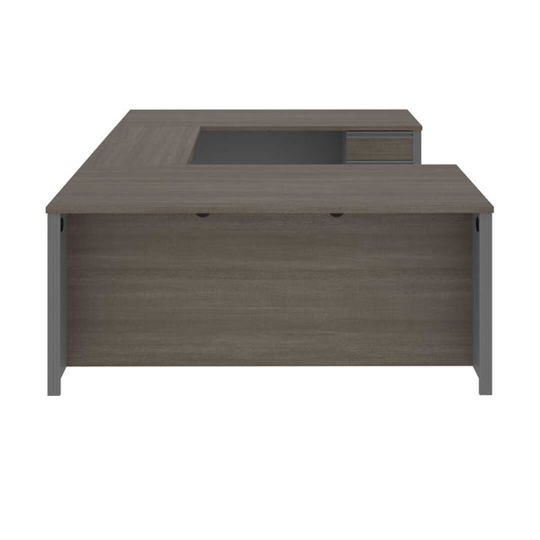 Bureau de direction en U 72L avec caisson