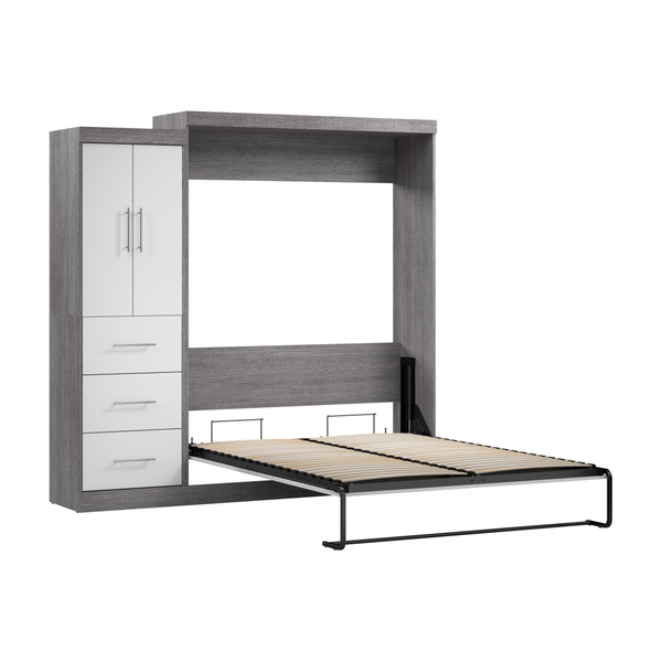 Queen Murphy Bed with Wardrobe (90W)