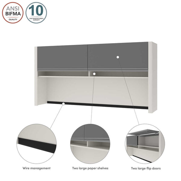 Huche 71L pour bureau étroit sans caisson