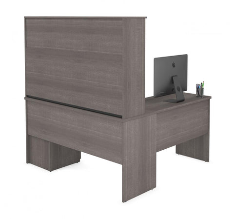 Bureau en L 60L avec huche