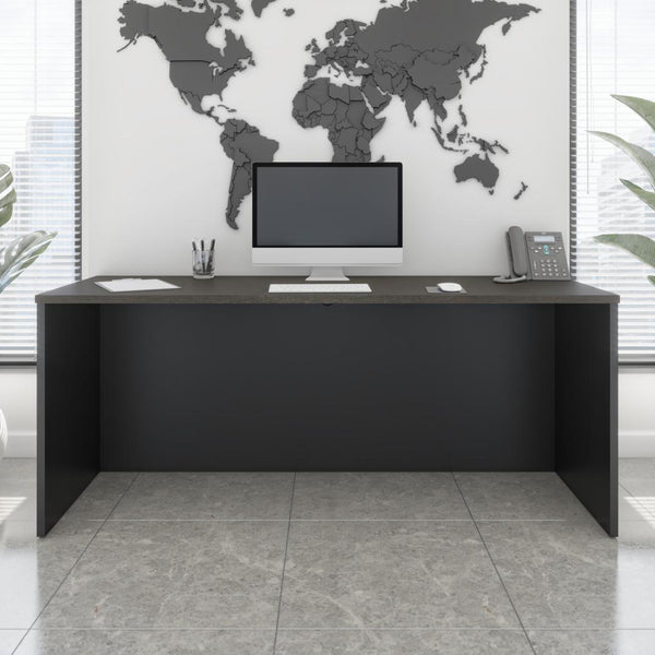 Bureau étroit sans caisson 72L