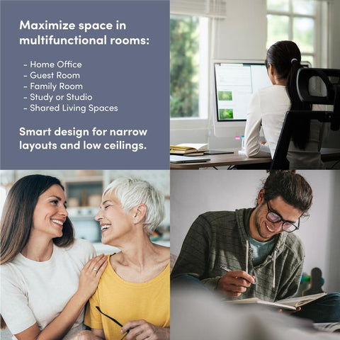 80W Full Horizontal Murphy Bed