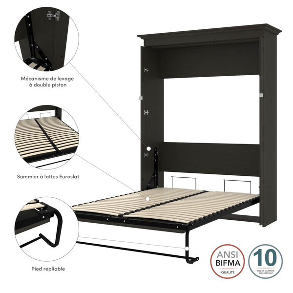 Lit escamotable double 66L