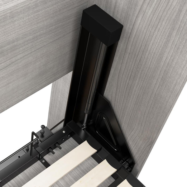 Grand lit escamotable et étagère avec tiroirs (90L)