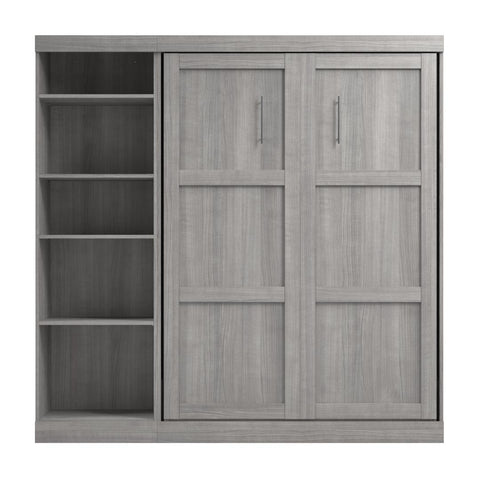Full Murphy Bed with Shelving Unit (84W)