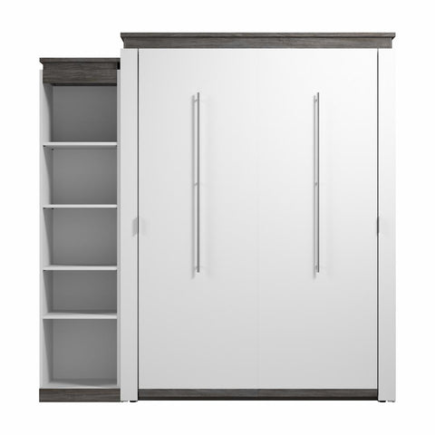 Queen Murphy Bed with Shelves (87W)